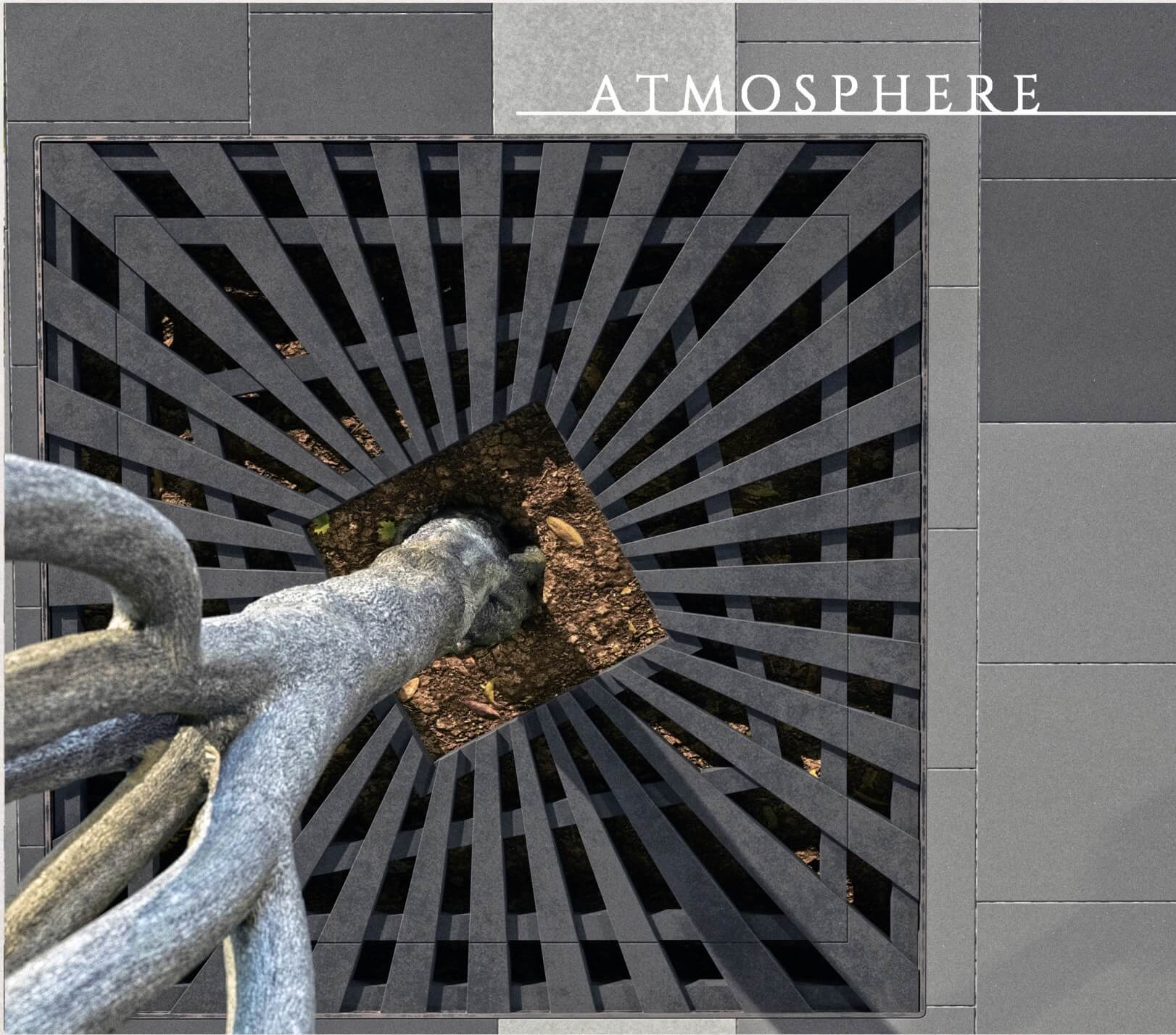 Приствольная решетка для дерева ZKING ATMOSPHERE 1.2х1.2м Черная в Абакане фото