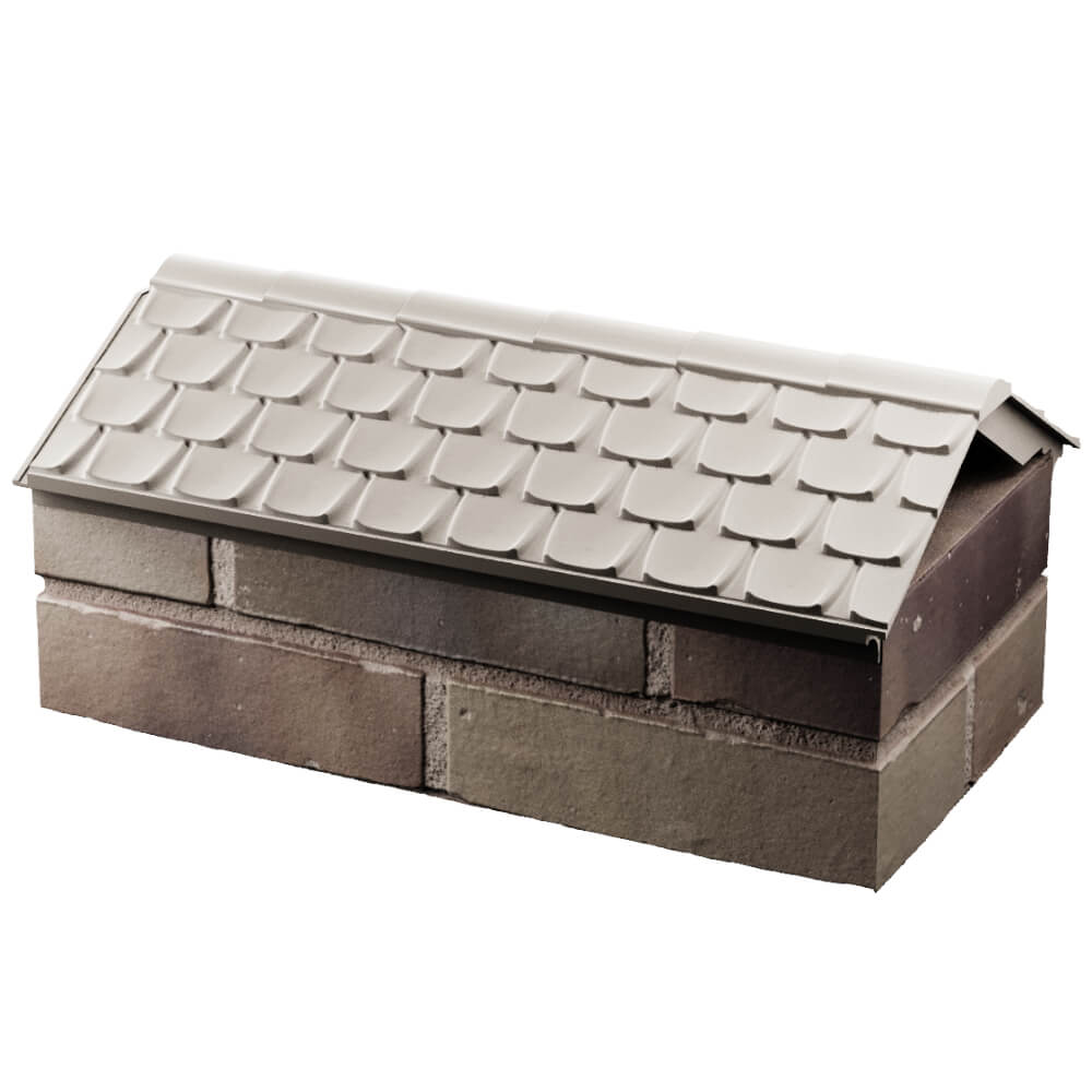 Парапет Zking Эльбрус Бежевый с посадкой на 1 кирпич (255мм) в Абакане фото