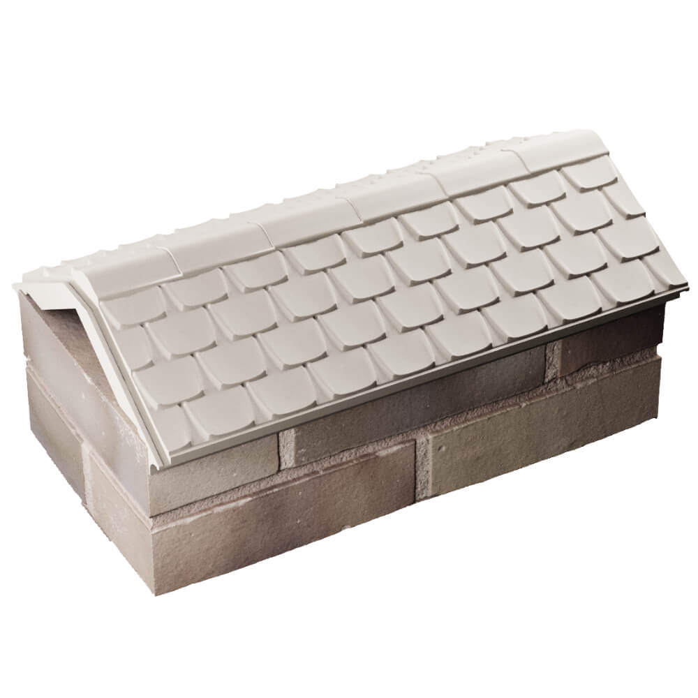 Парапет Zking Эльбрус Бежевый с посадкой на 1 кирпич (255мм) в Абакане фото