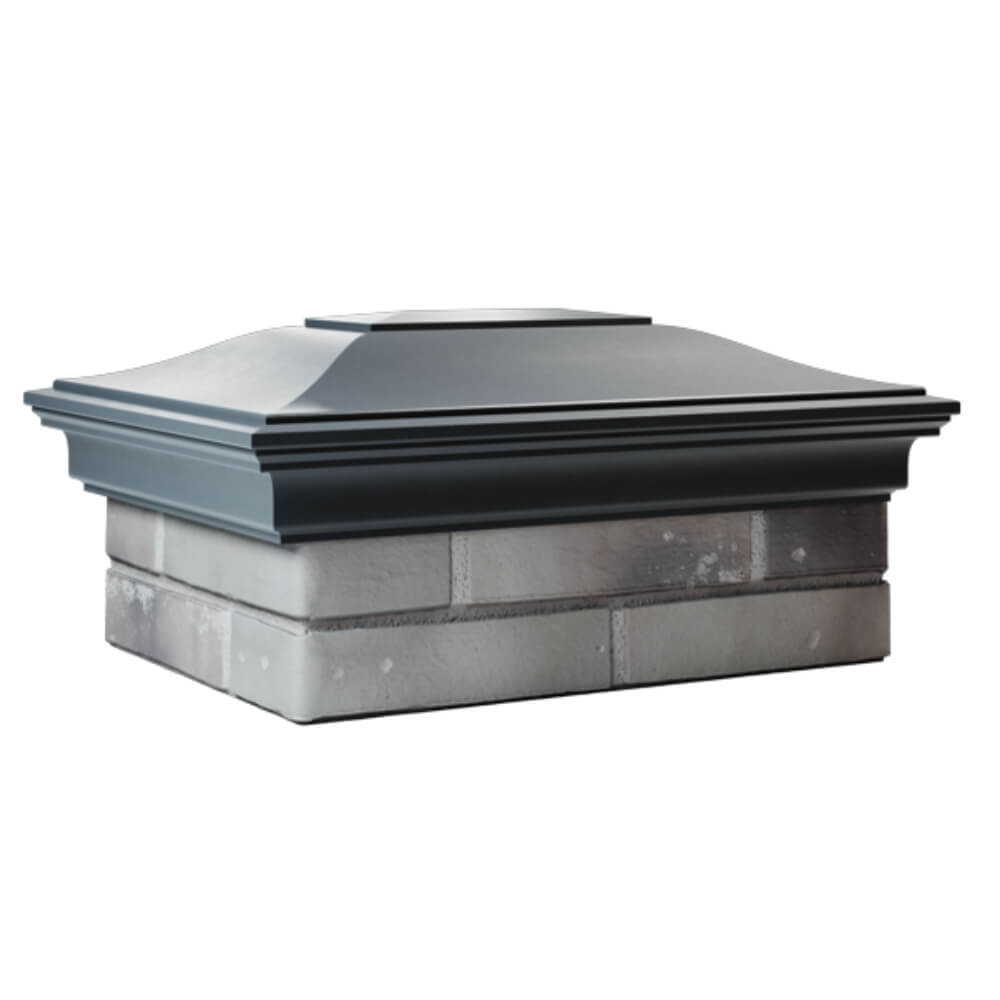 Колпак Zking Монблан Серый на столб 2х1.5 кирпича (515х385мм) в Абакане фото