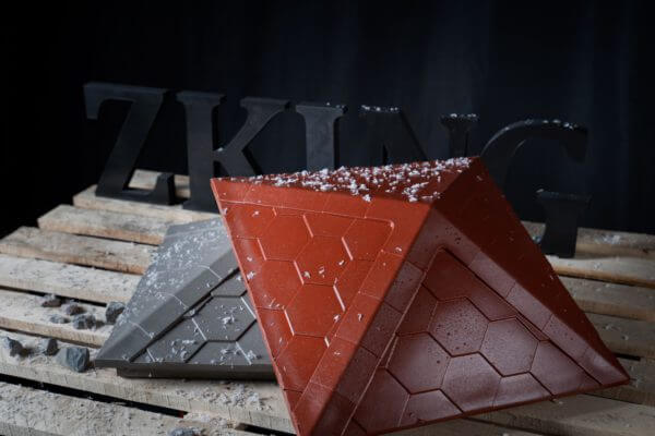 Колпак Zking Эверест Красный на столб 1.5х1.5 кирпича (390х390мм) в Абакане фото