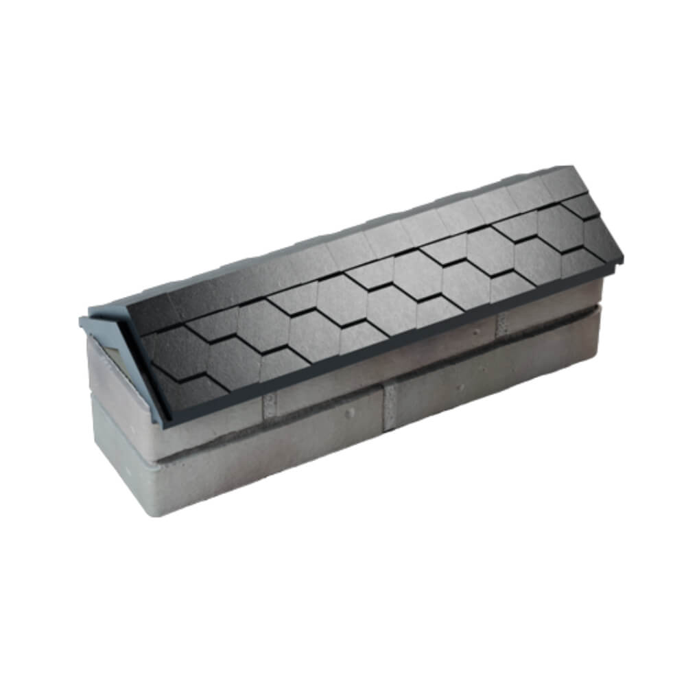 Парапет Zking Эверест Черный с посадкой на 0.5 кирпича (130мм) в Абакане фото