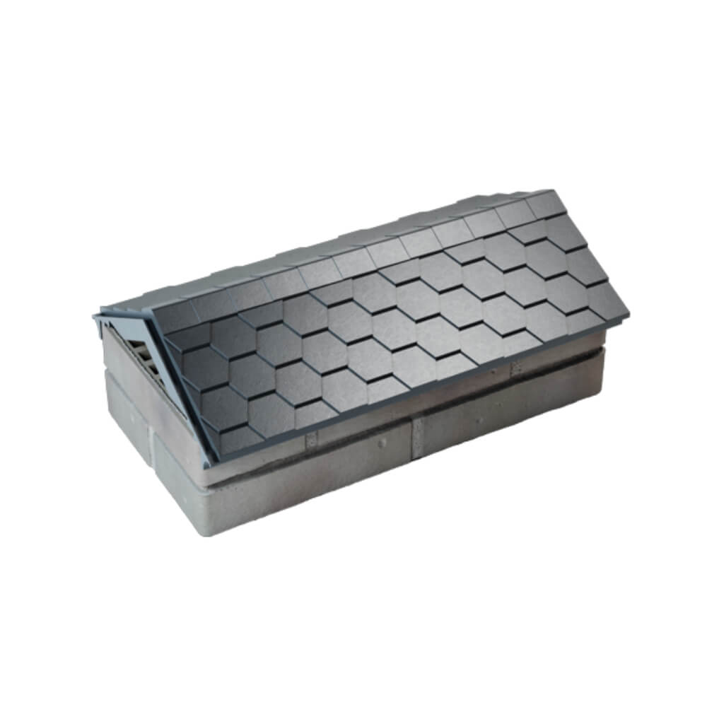 Парапет Zking Эверест Серый с посадкой на 1 кирпич (200/225/255мм) в Абакане фото