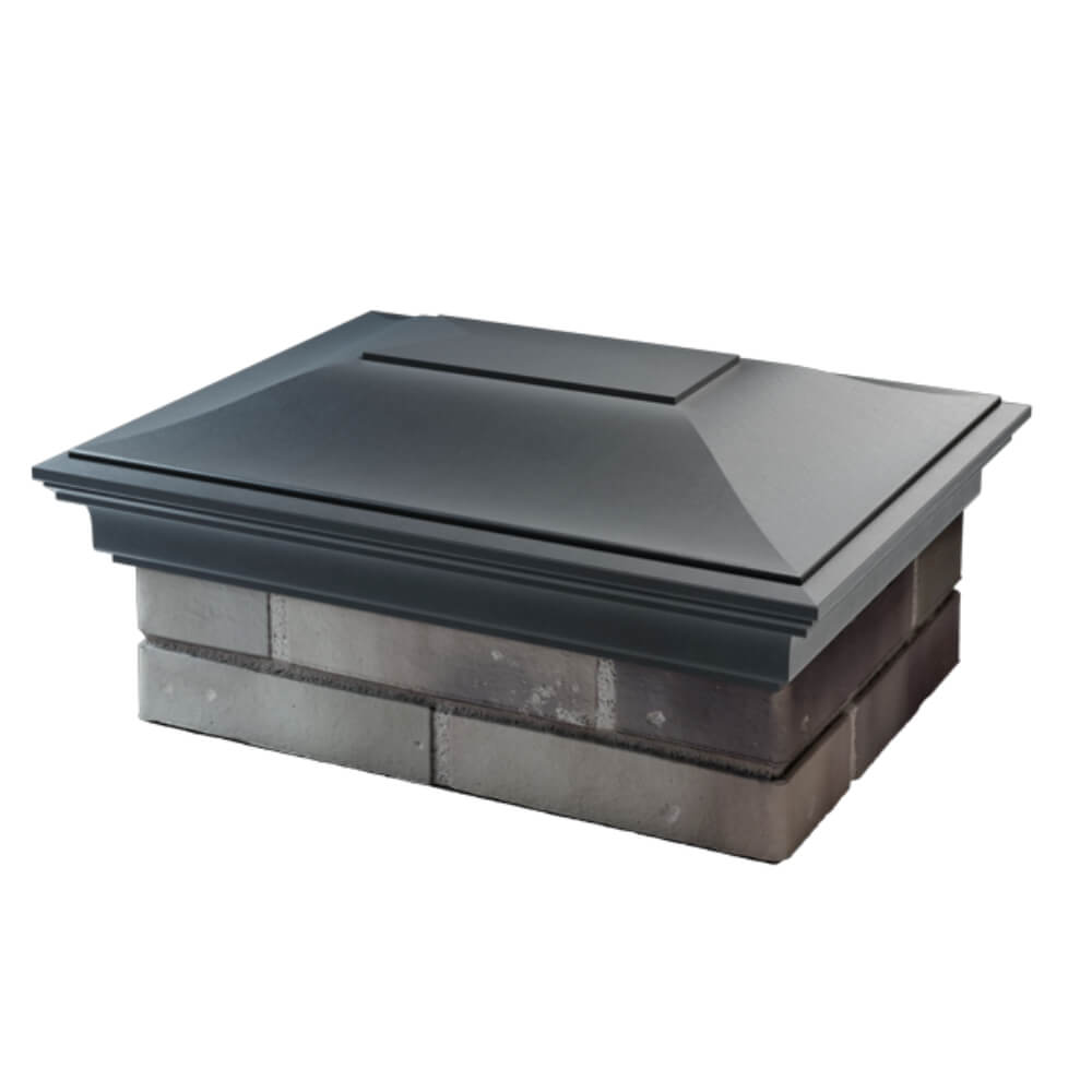 Колпак Zking Монблан Серый на столб 2х1.5 кирпича (515х385мм) в Абакане фото