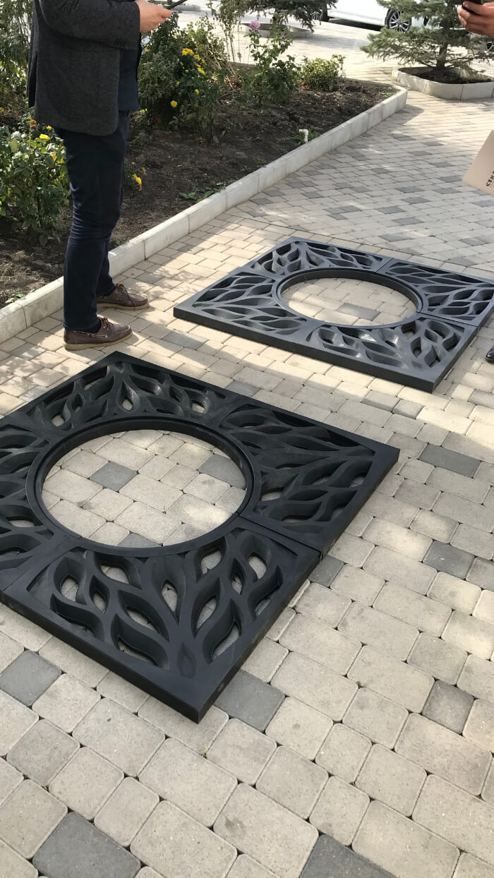 Приствольная решетка для дерева ZKING CRUST 1.2х1.2м Черная в Абакане фото