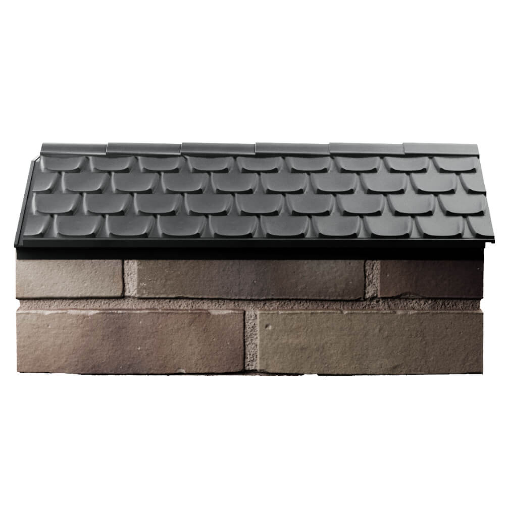 Парапет Zking Эльбрус Серый с посадкой на 1 кирпич (255мм) в Абакане фото