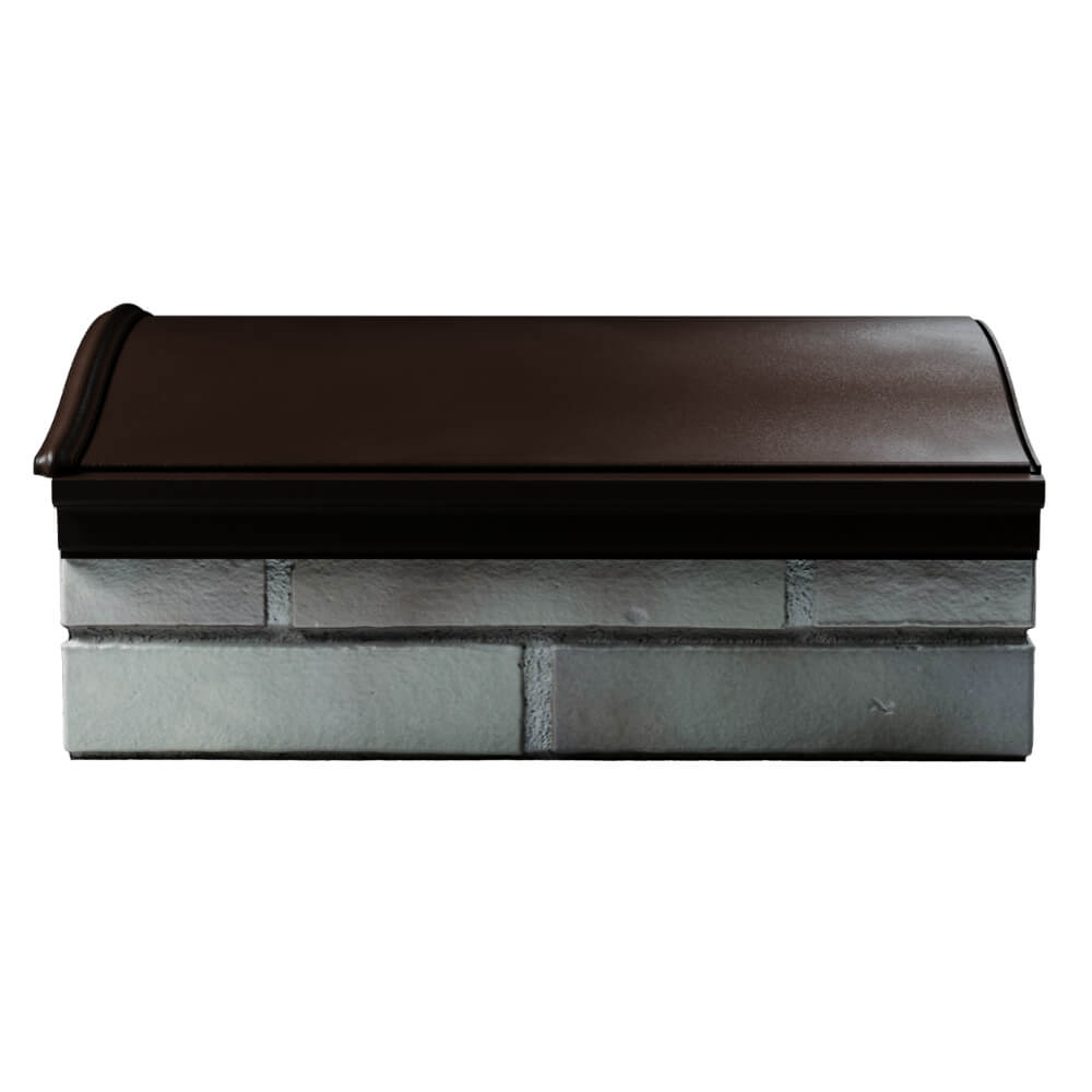 Парапет Zking Монблан Коричневый посадка на 1.5 кирпича (355/385мм) в Абакане фото