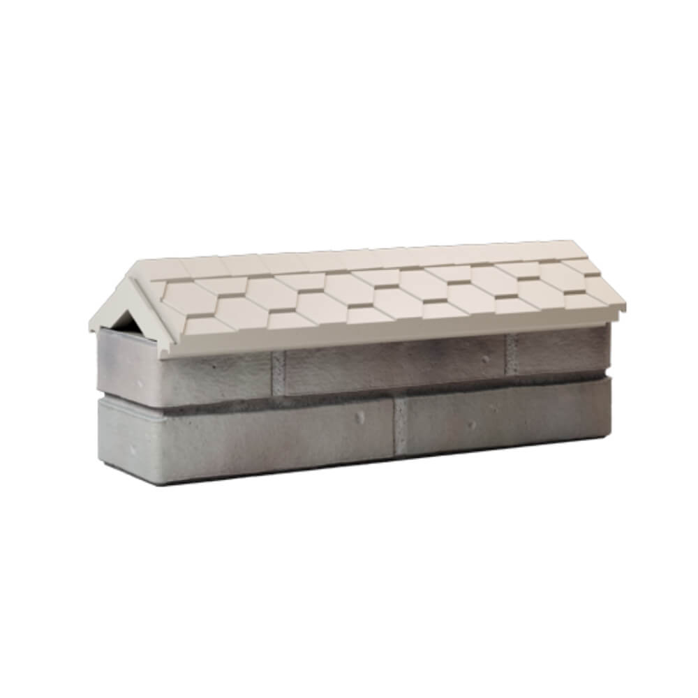 Парапет Zking Эверест Бежевый с посадкой на 0.5 кирпича (130мм) Абакан фото