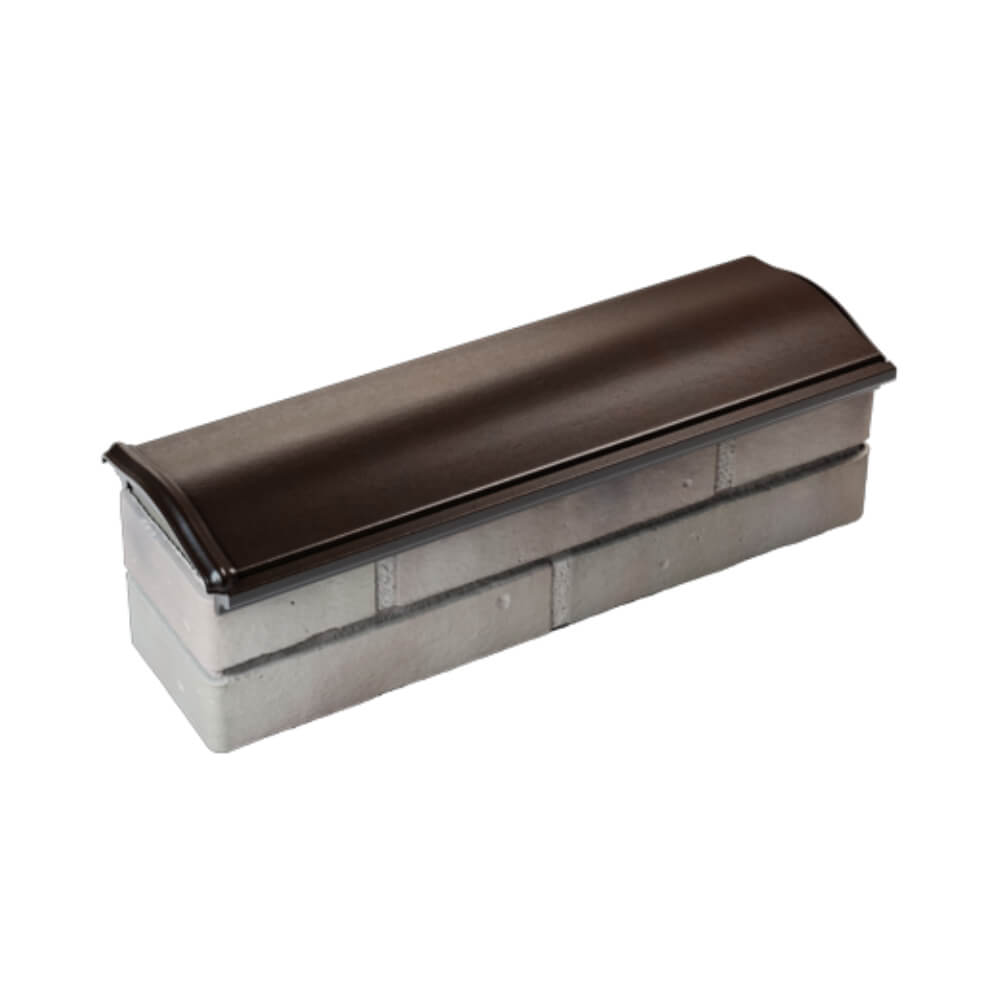 Парапет Zking Монблан Коричневый посадка на 0.5 кирпича (130мм) в Абакане фото