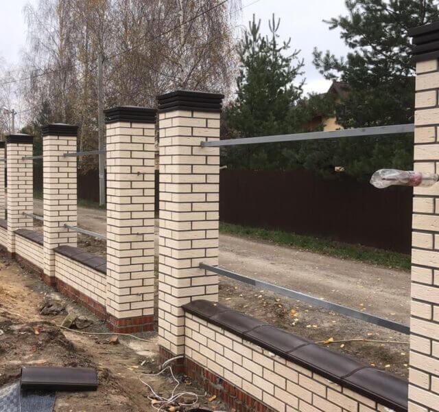 Колпак Zking Бона ХайТек Коричневый на столб 1.5х1.5 кирпича (385х385мм) в Абакане фото