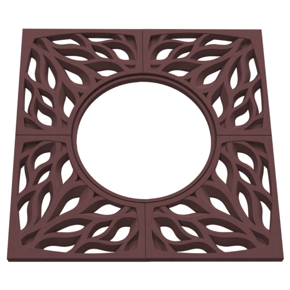 Приствольная решетка для дерева ZKING CRUST 1.2х1.2м Коричневая в Абакане фото