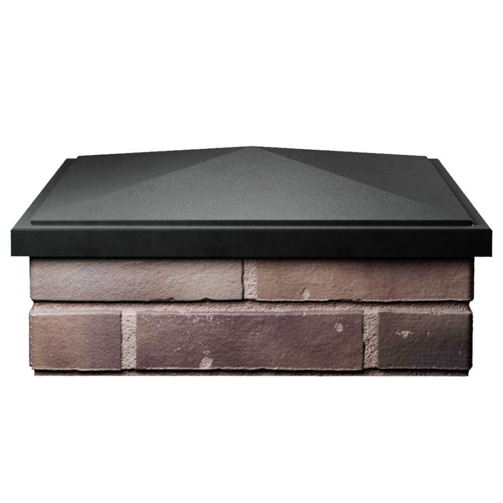 Колпак Zking БонаМоно Черный на столб 2х2 кирпича (515х515, 530х530мм) Абакан фото