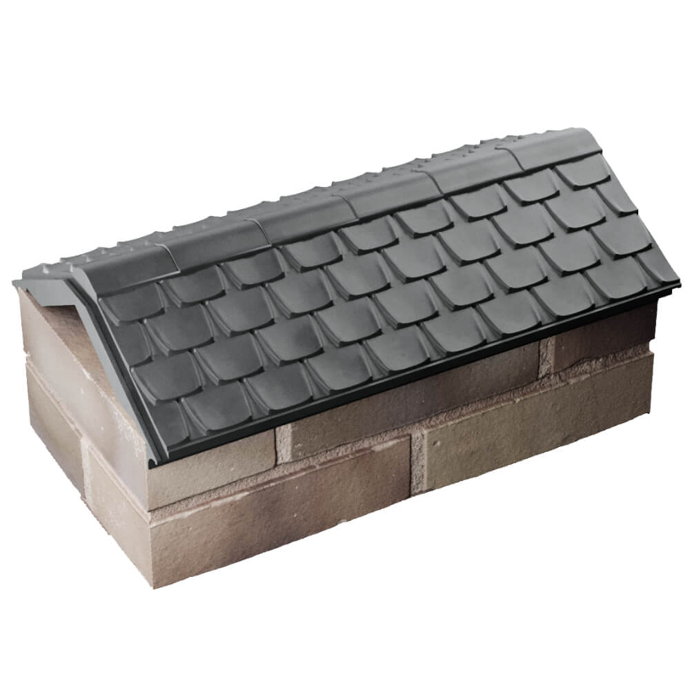 Парапет Zking Эльбрус Серый с посадкой на 1 кирпич (255мм) в Абакане фото