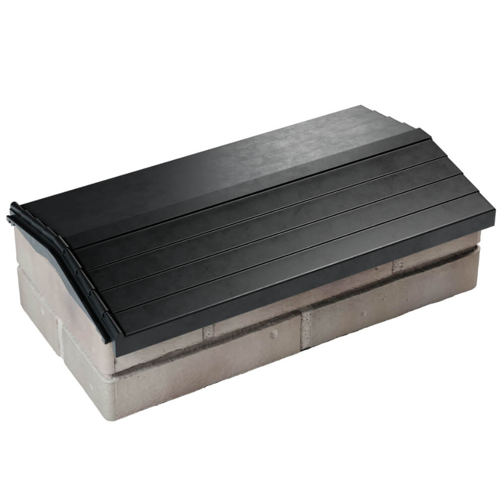 Парапет Zking Бона ХайТек Черный с посадкой на 1 кирпич (200/225/255мм) в Абакане фото