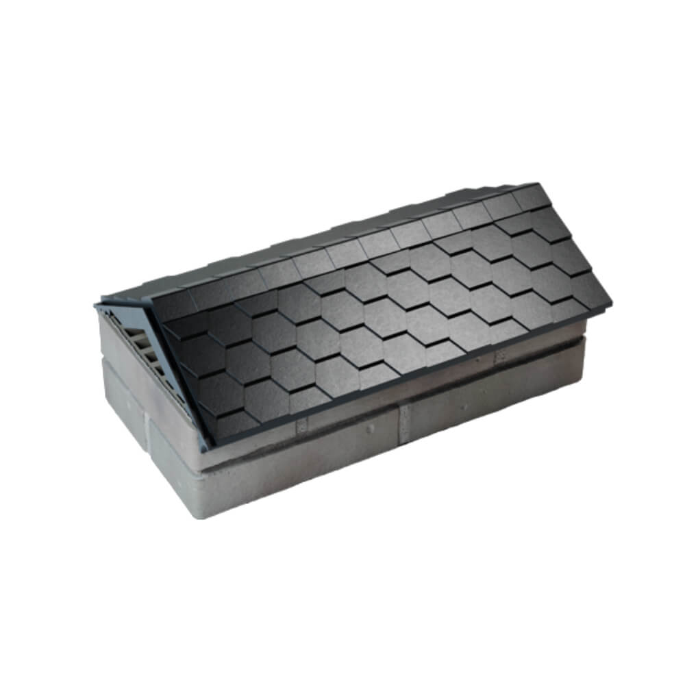 Парапет Zking Эверест Черный с посадкой на 1 кирпич (200/225/255мм) в Абакане фото