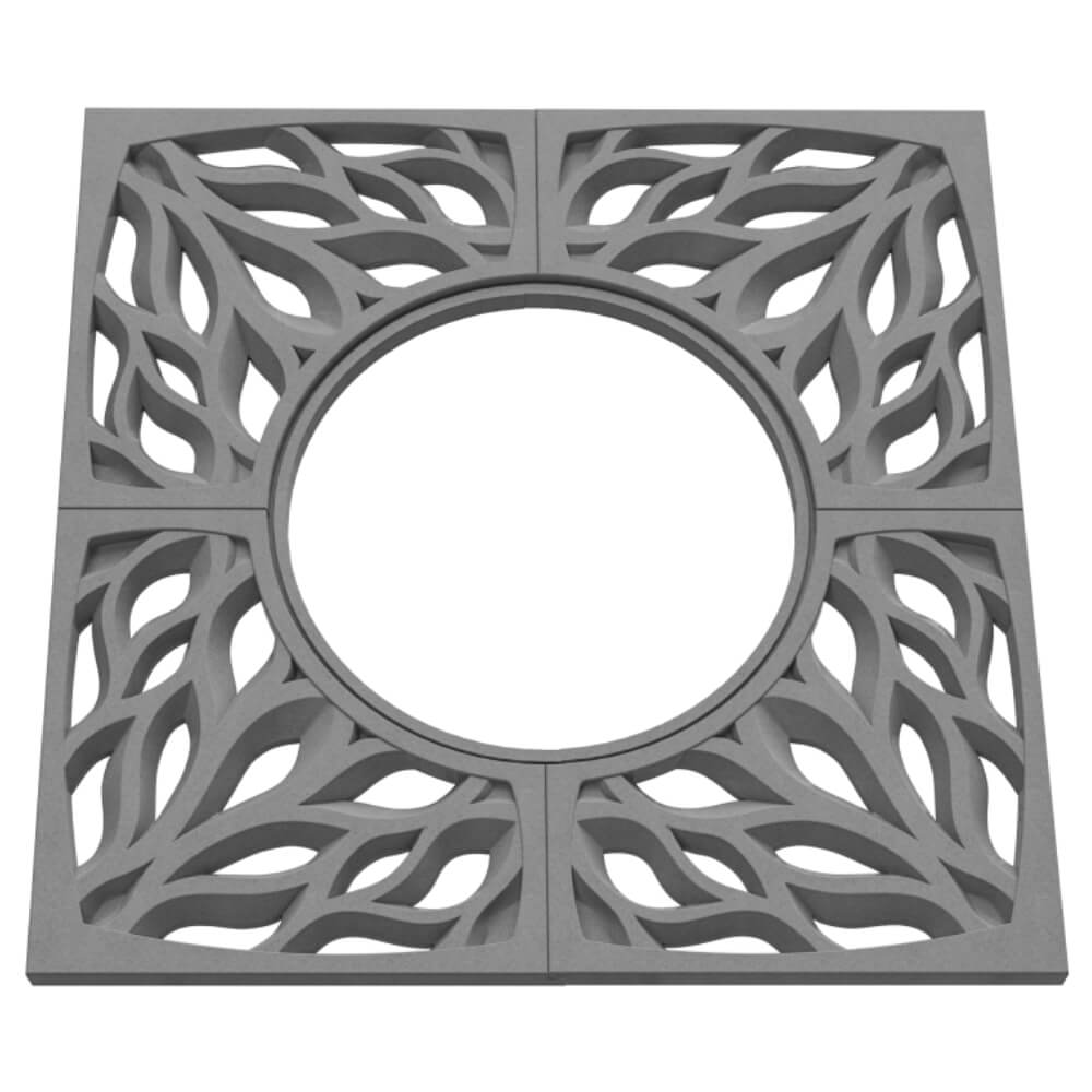 Приствольная решетка для дерева ZKING CRUST 1.2х1.2м Серая в Абакане фото