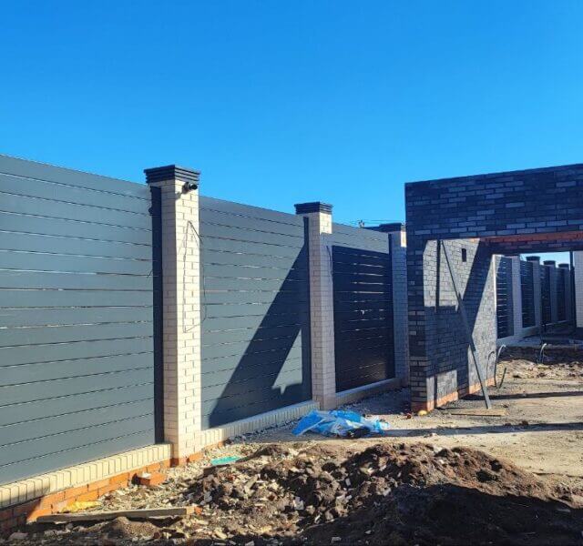 Колпак Zking Бона ХайТек Серый на столб 1.5х1.5 кирпича (385х385мм) в Абакане фото