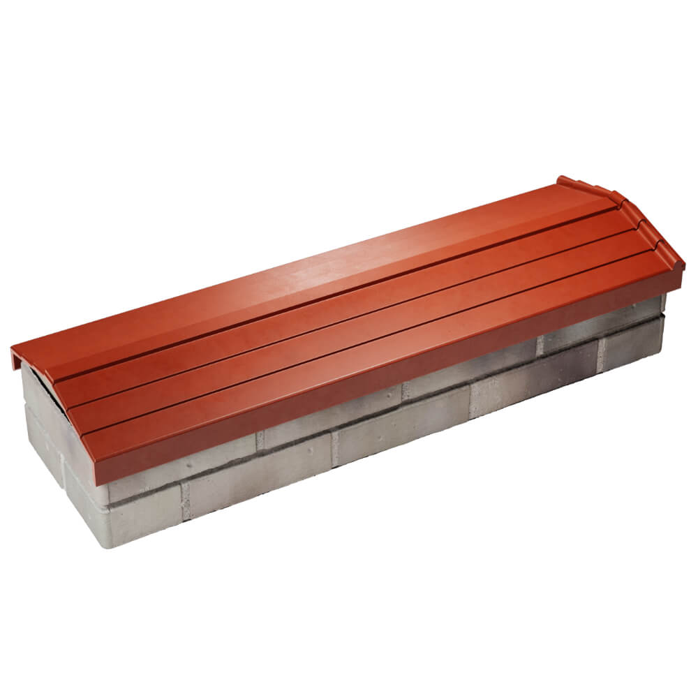 Парапет Zking Бона ХайТек Красный посадка на 0.5 кирпича (130мм) в Абакане фото