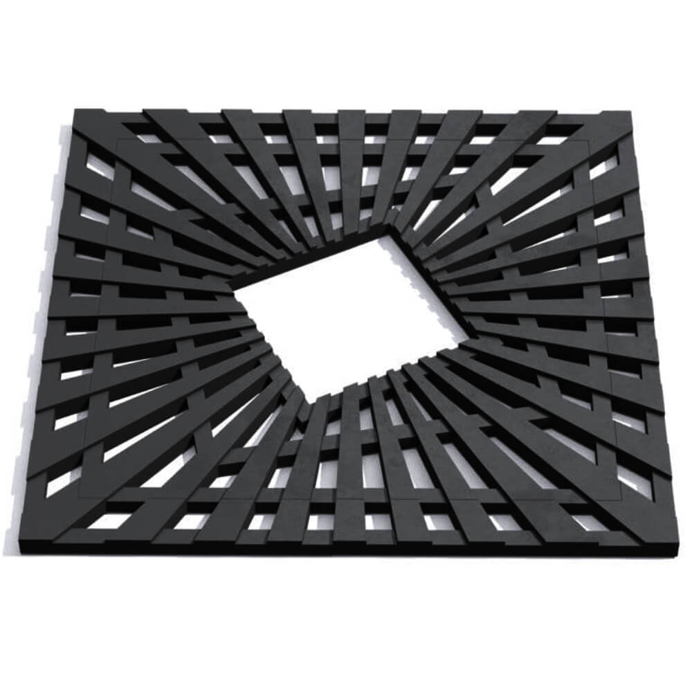 Приствольная решетка для дерева ZKING ATMOSPHERE 1.2х1.2м Черная Абакан фото