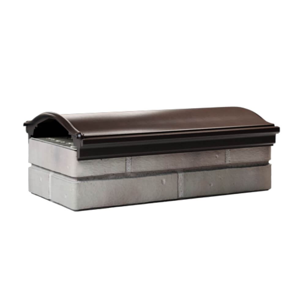 Парапет Zking Монблан Коричневый посадка на 1 кирпич (200/225/255мм) Абакан фото