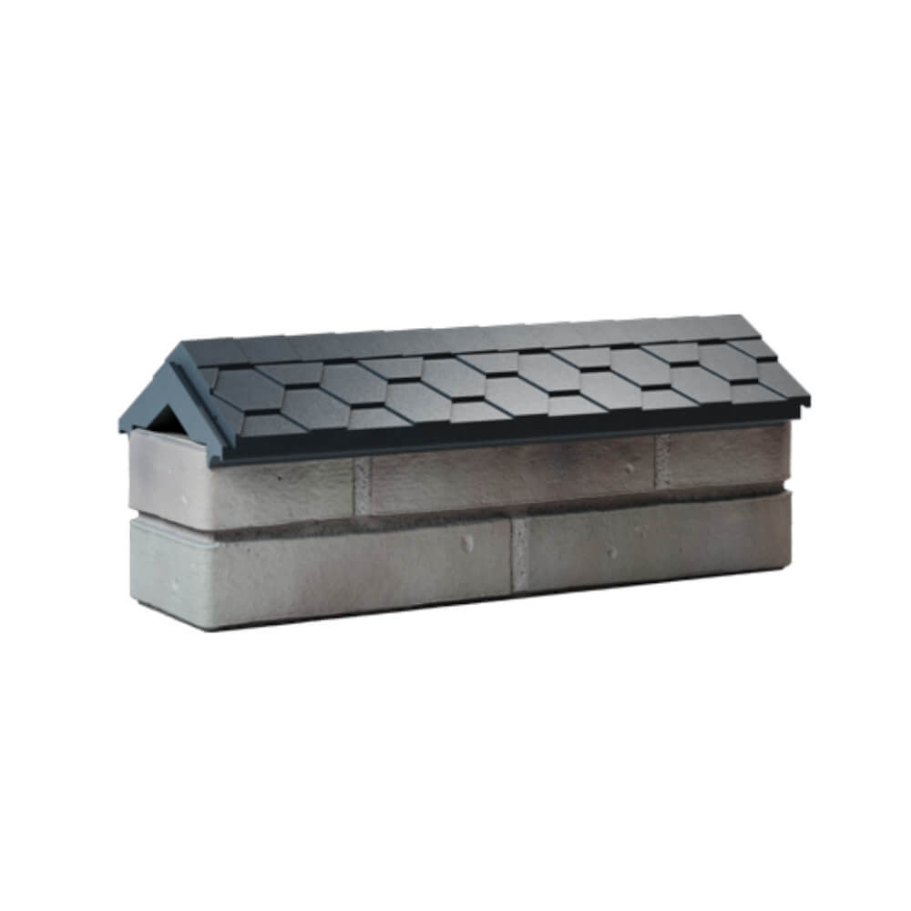 Парапет Zking Эверест Серый с посадкой на 0.5 кирпича (130мм) Абакан фото