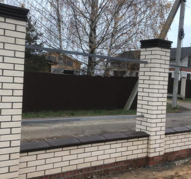 Колпак Zking Бона ХайТек Коричневый на столб 1.5х1.5 кирпича (385х385мм) в Абакане фото