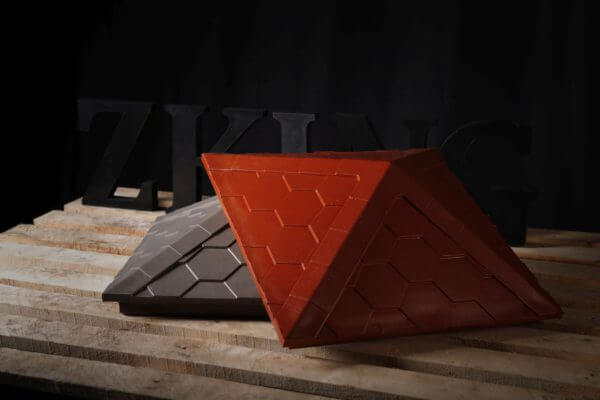 Колпак Zking Эверест Красный на столб 1.5х1.5 кирпича (390х390мм) в Абакане фото