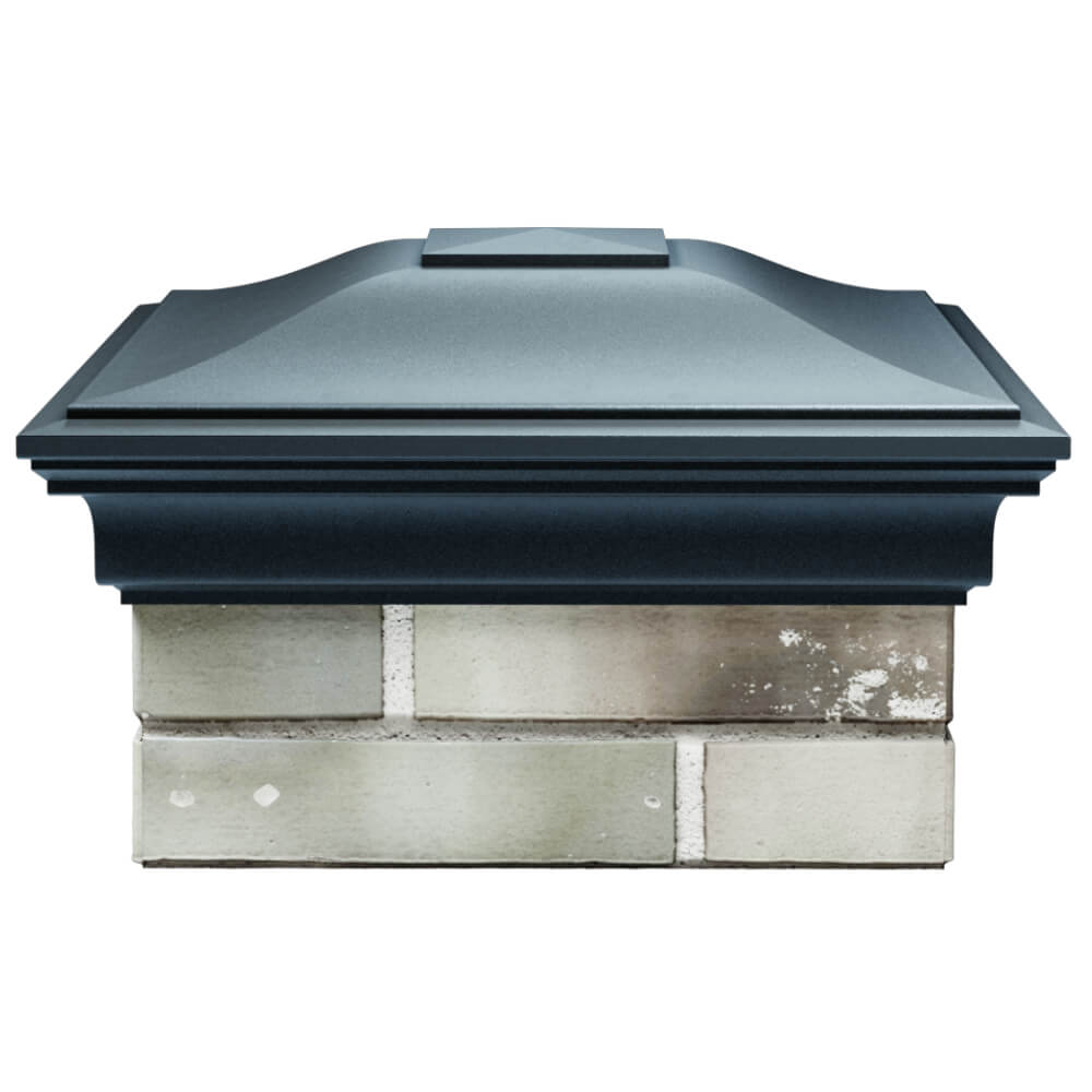 Колпак Zking Монблан Серый на столб 1.5х1.5 кирпича (385х385мм) Абакан фото