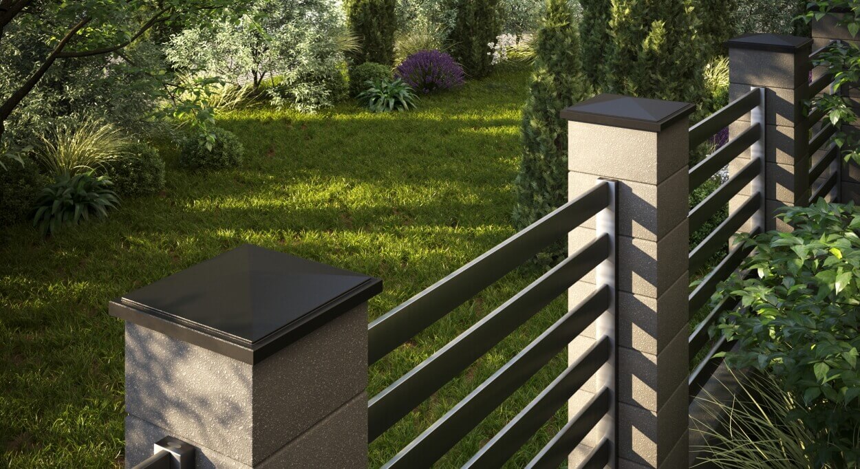 Колпак Zking БонаМоно Коричневый на столб 1.5х1.5 кирпича (385х385, 400х400мм) в Абакане фото