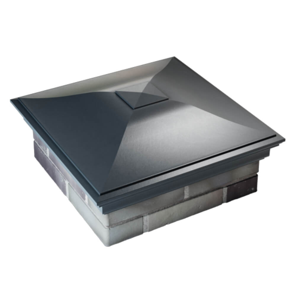 Колпак Zking Монблан Серый на столб 2х2 кирпича (515х515мм) Абакан фото