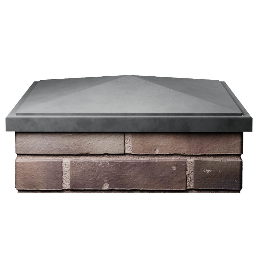 Колпак Zking БонаМоно Серый на столб 2х2 кирпича (515х515, 530х530мм) Абакан фото