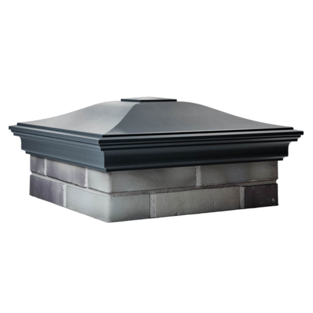 Колпак Zking Монблан Серый на столб 2х2 кирпича (515х515мм) в Абакане фото