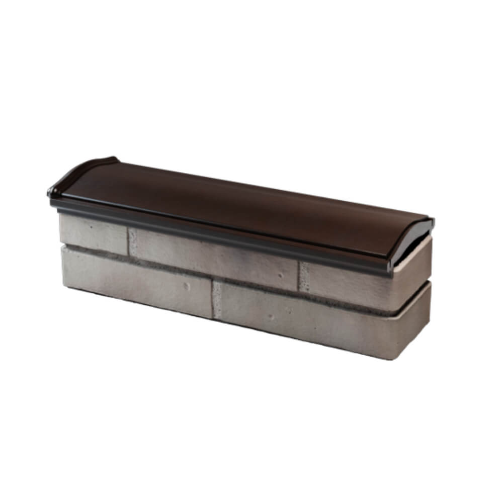 Парапет Zking Монблан Коричневый посадка на 0.5 кирпича (130мм) в Абакане фото