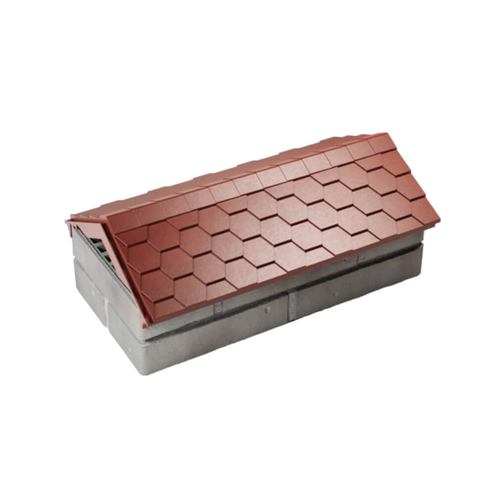 Парапет Zking Эверест Красный с посадкой на 1 кирпич (200/225/255мм) в Абакане фото