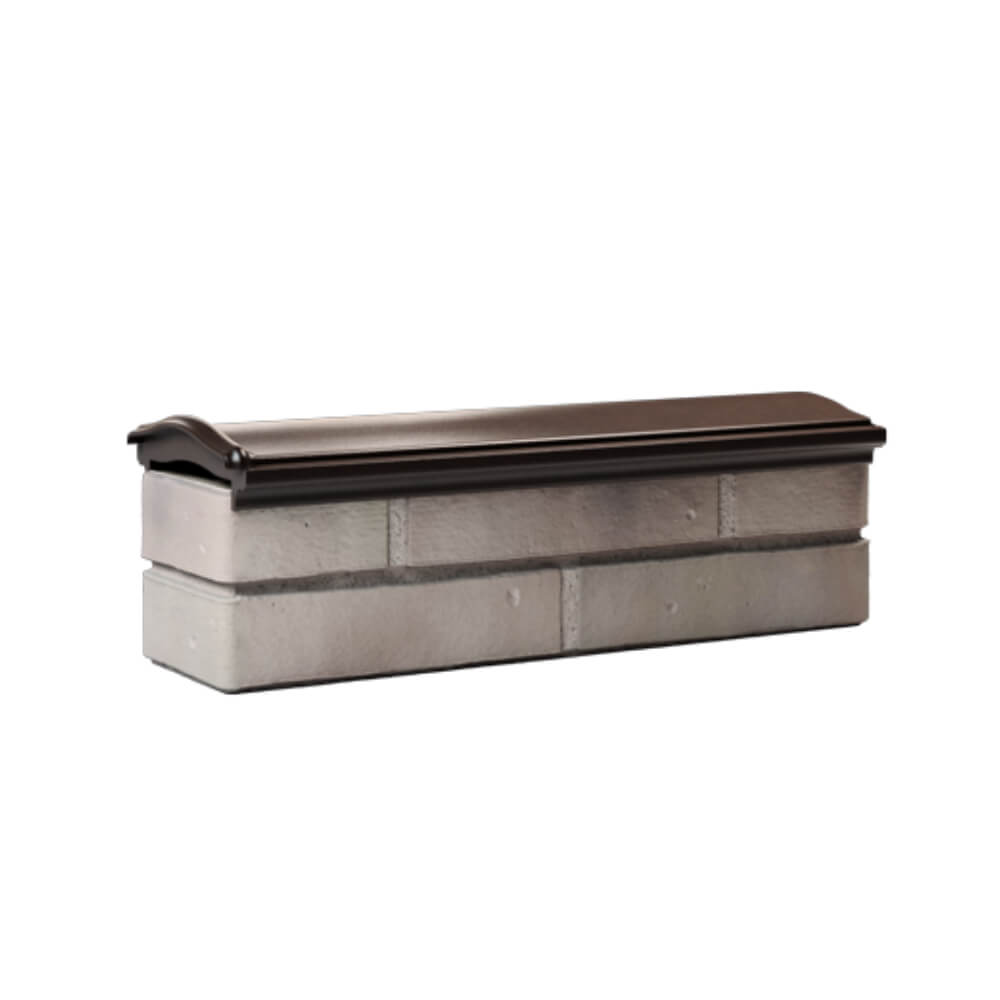 Парапет Zking Монблан Коричневый посадка на 0.5 кирпича (130мм) Абакан фото