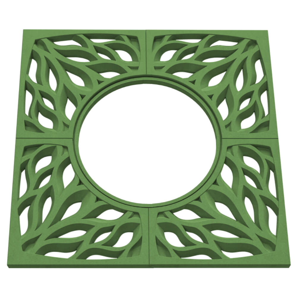 Приствольная решетка для дерева ZKING CRUST 1.2х1.2м Зеленая в Абакане фото