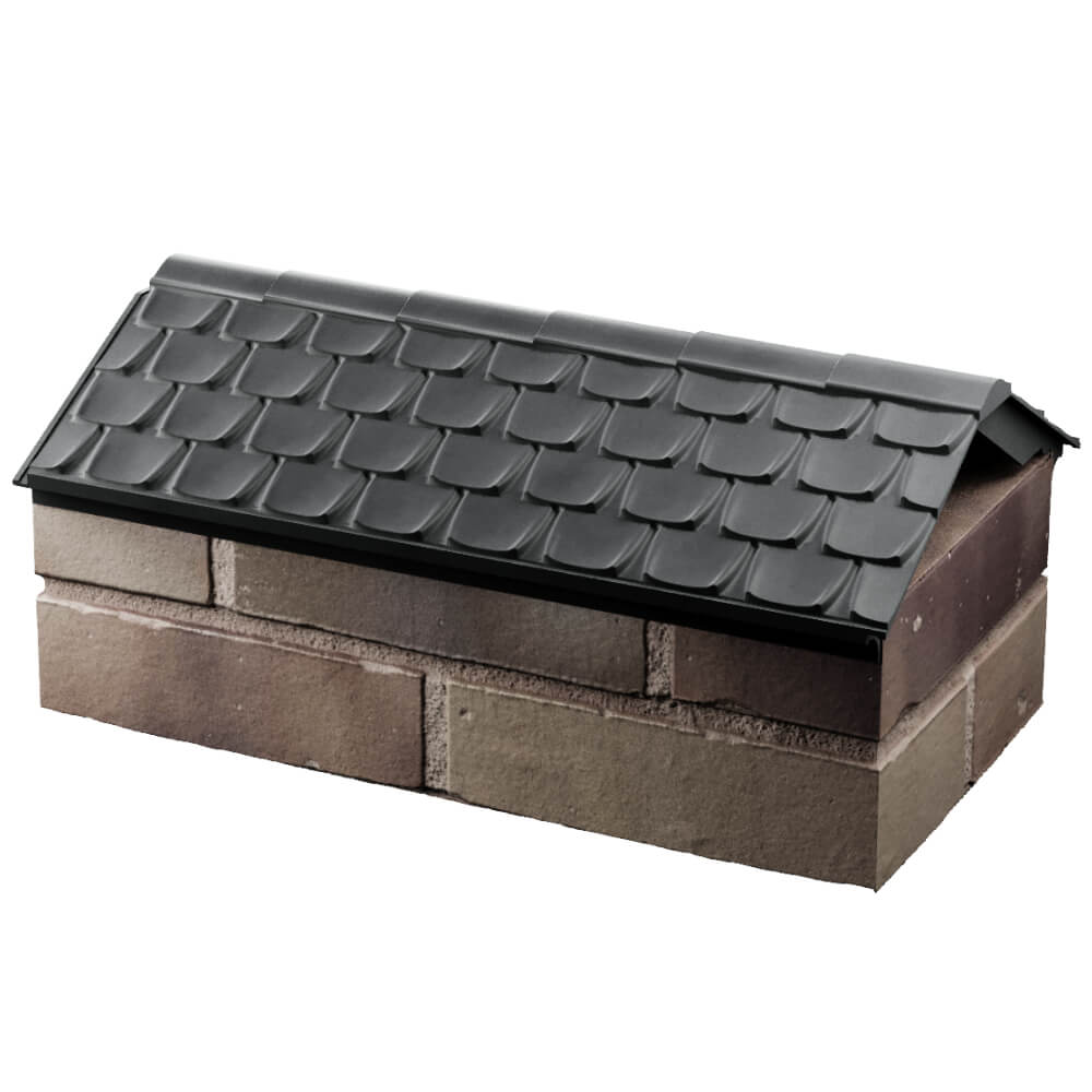 Парапет Zking Эльбрус Серый с посадкой на 1 кирпич (255мм) в Абакане фото