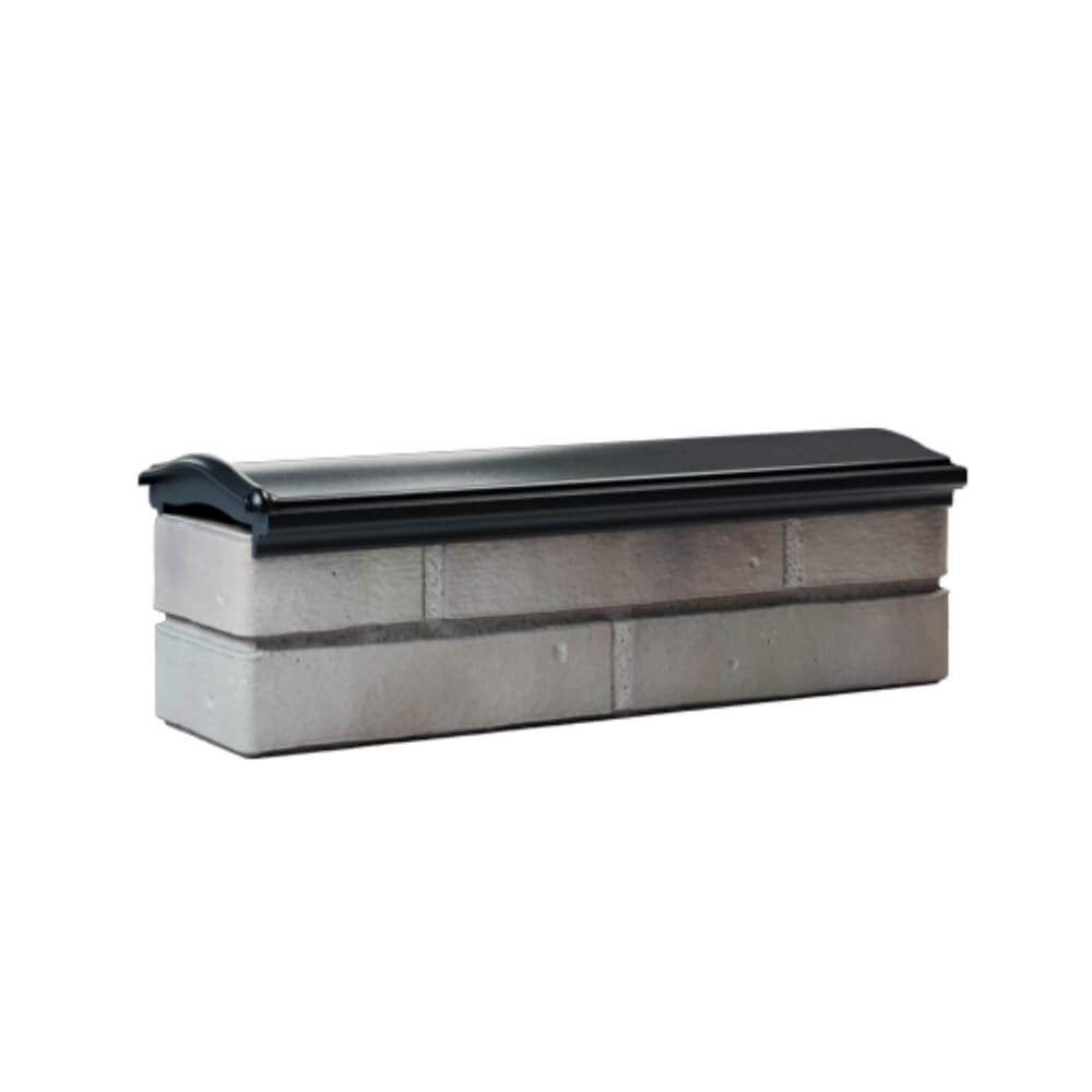 Парапет Zking Монблан Черный посадка на 0.5 кирпича (130мм) Абакан фото