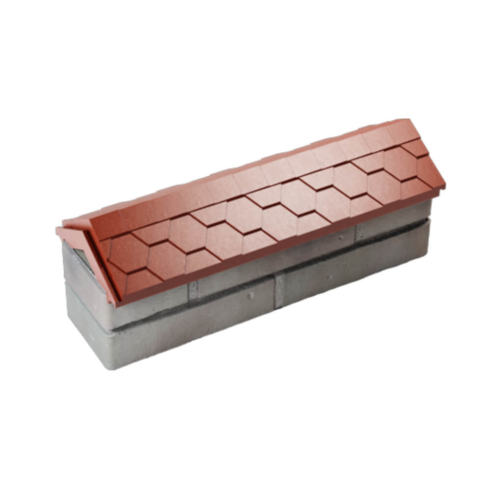 Парапет Zking Эверест Красный с посадкой на 0.5 кирпича (130мм) в Абакане фото