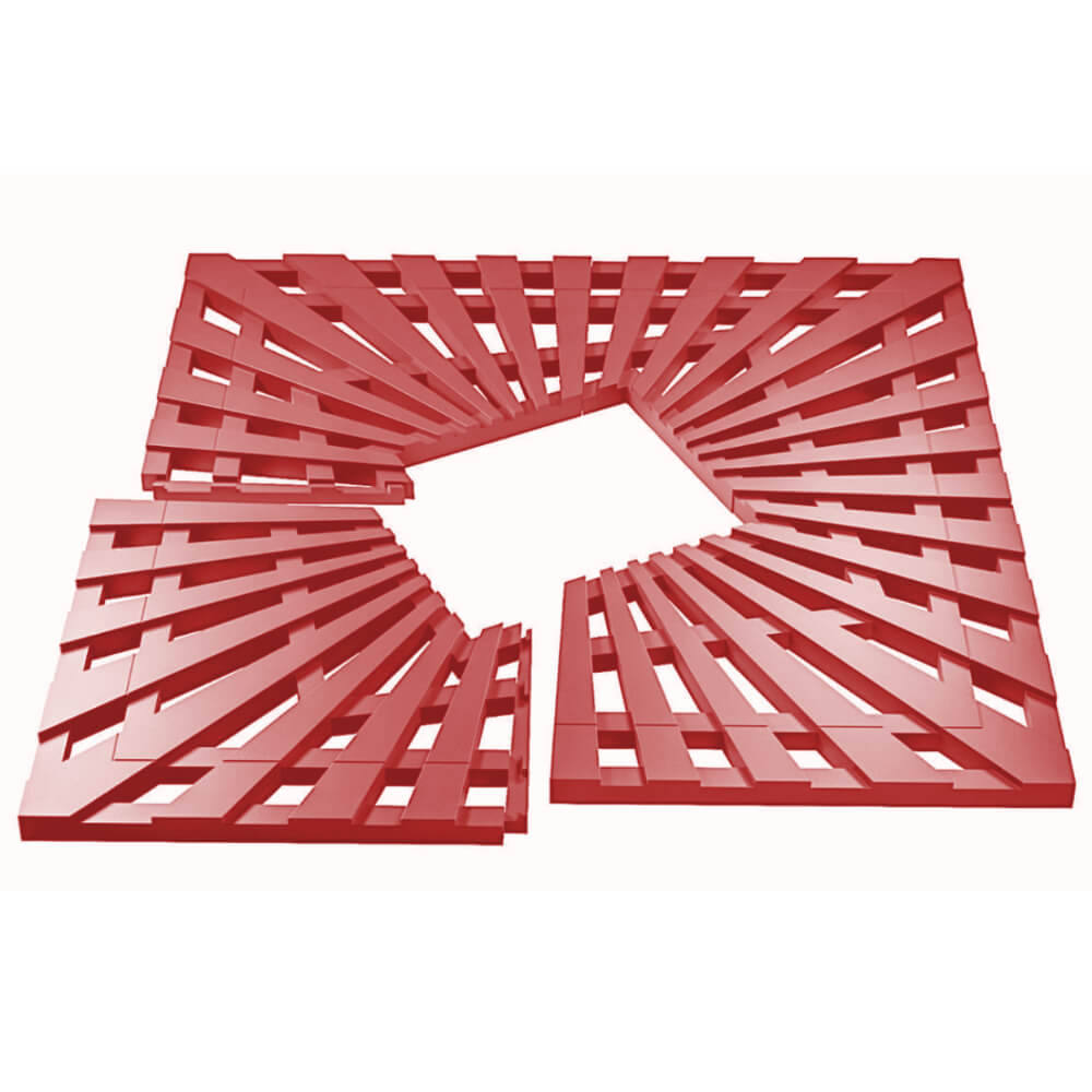 Приствольная решетка для дерева ZKING ATMOSPHERE 1.2х1.2м Красная в Абакане фото