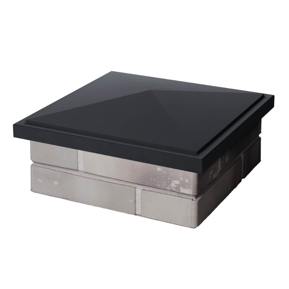 Колпак Zking БонаМоно Серый на столб 1.5х1.5 кирпича (385х385, 400х400мм) в Абакане фото