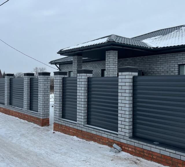 Колпак Zking Бона ХайТек Серый на столб 1.5х1.5 кирпича (385х385мм) в Абакане фото