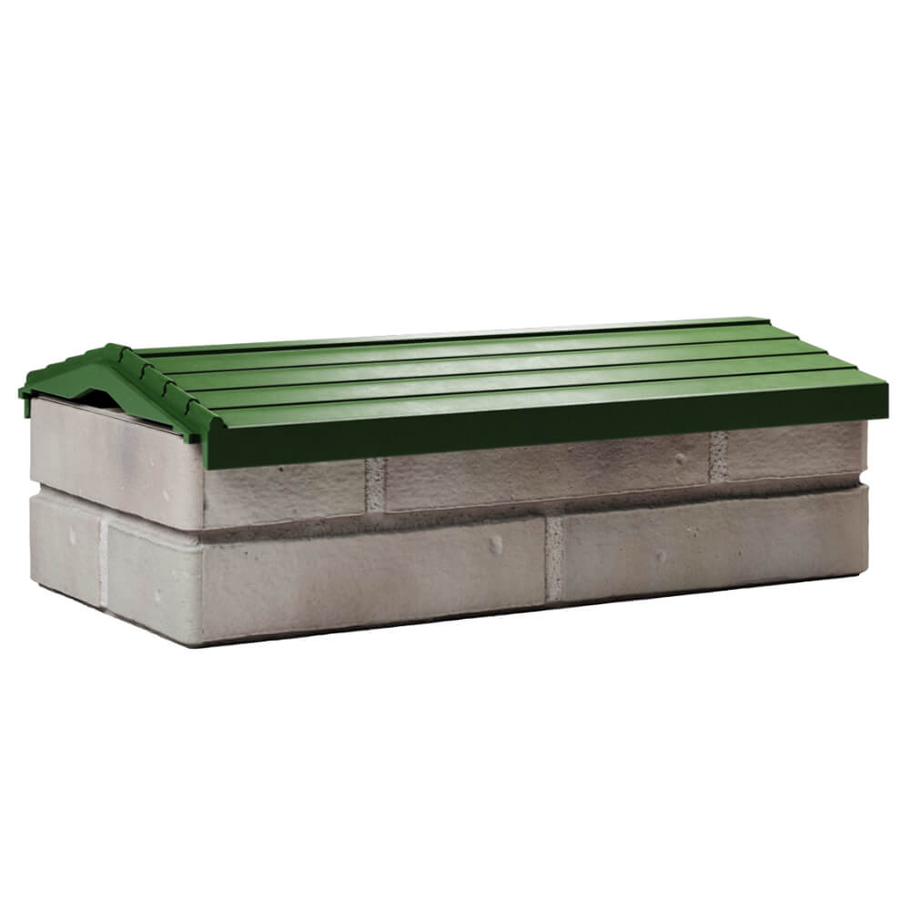 Парапет Zking Бона ХайТек Зеленый с посадкой на 1 кирпич (200/225/255мм) Абакан фото