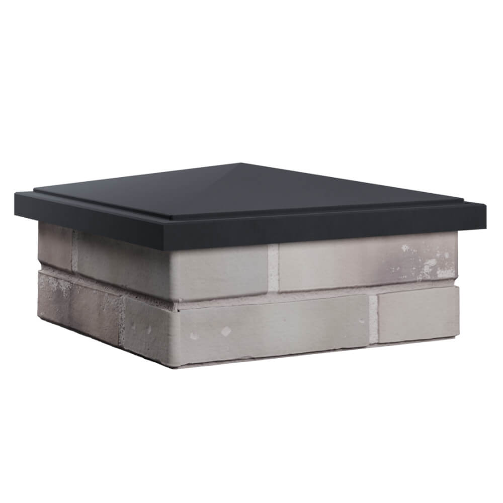 Колпак Zking БонаМоно Серый на столб 1.5х1.5 кирпича (385х385, 400х400мм) в Абакане фото