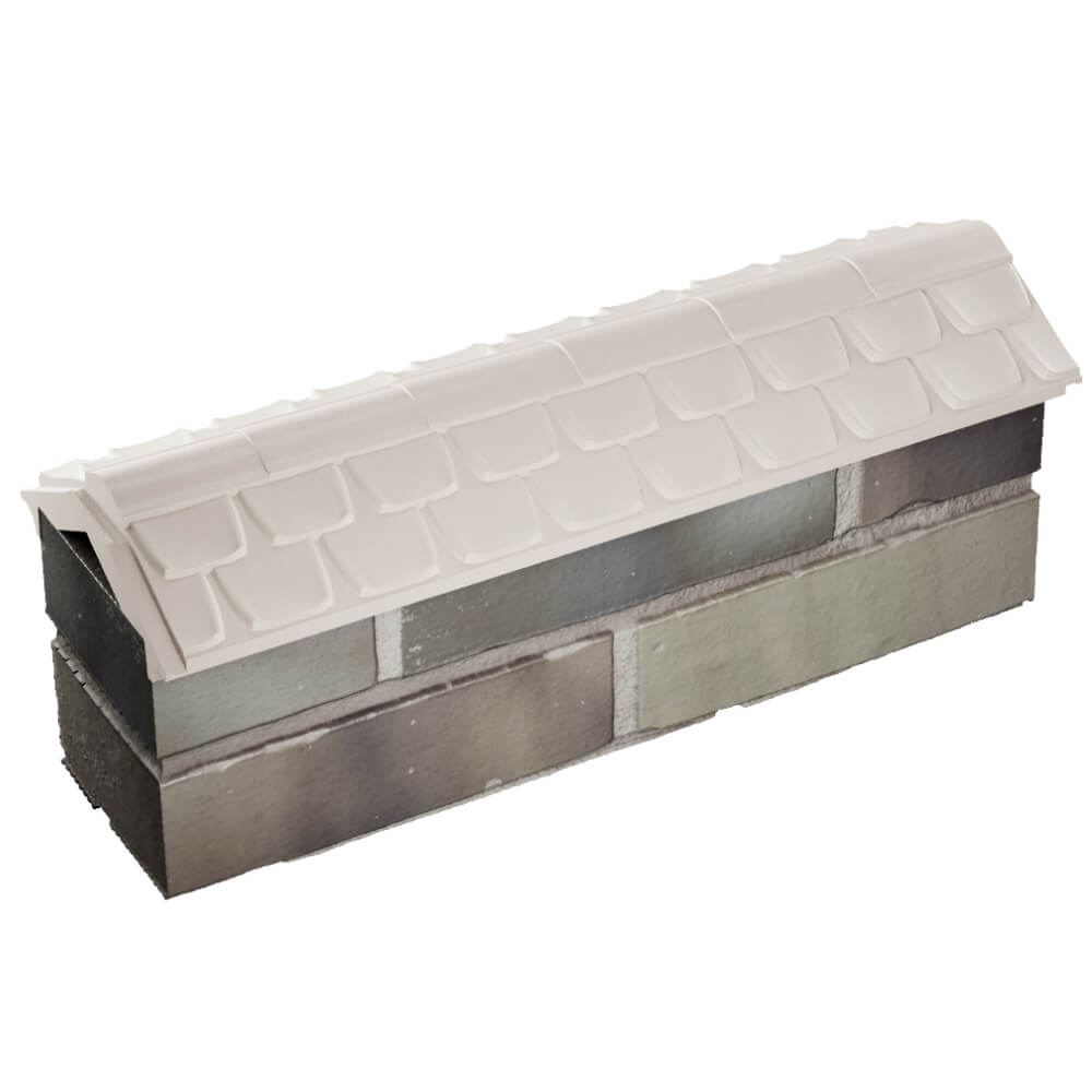 Парапет Zking Эльбрус Бежевый с посадкой на 0.5 кирпича (130мм) в Абакане фото