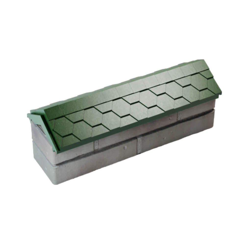 Парапет Zking Эверест Зеленый с посадкой на 0.5 кирпича (130мм) в Абакане фото