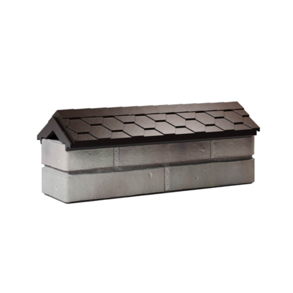 Парапет Zking Эверест Коричневый с посадкой на 0.5 кирпича (130мм) Абакан фото