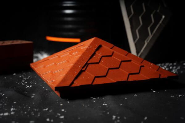 Колпак Zking Эверест Красный на столб 1.5х1.5 кирпича (390х390мм) в Абакане фото