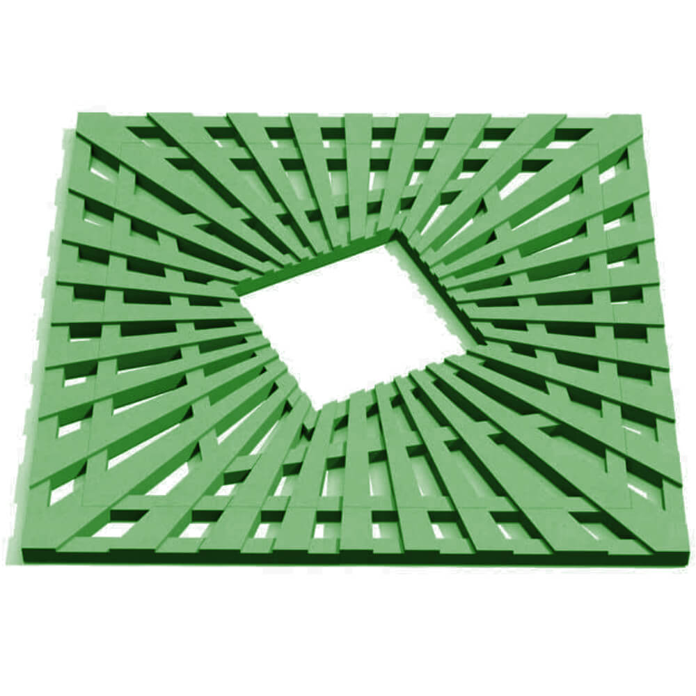 Приствольная решетка для дерева ZKING ATMOSPHERE 1.2х1.2м Зеленая Абакан фото